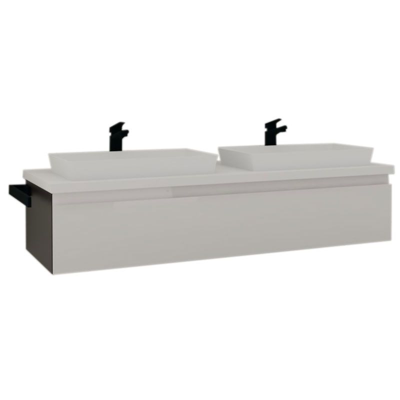 b collection b straight Waschtisch mit Unterschrank