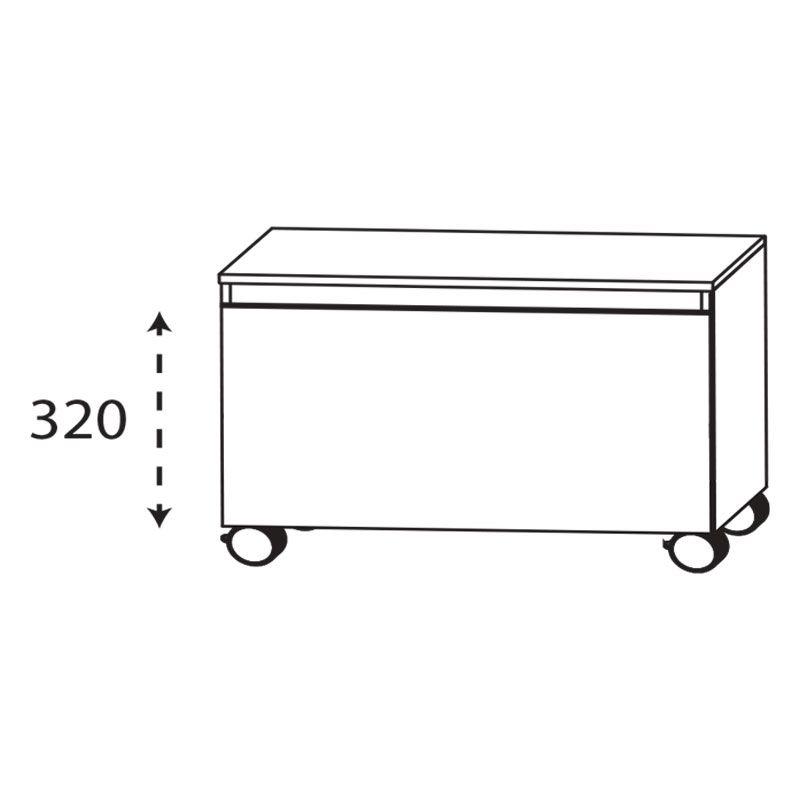 Laguna Ergänzungsschrank Rollenschrank
