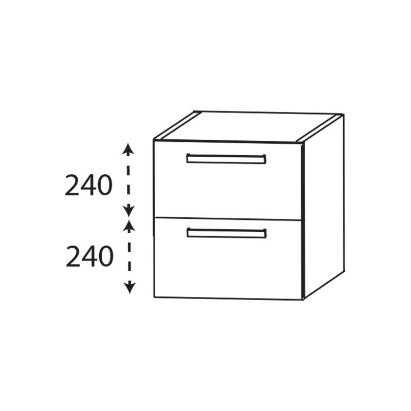 Laguna Platino 2.0 Plattenunterschrank