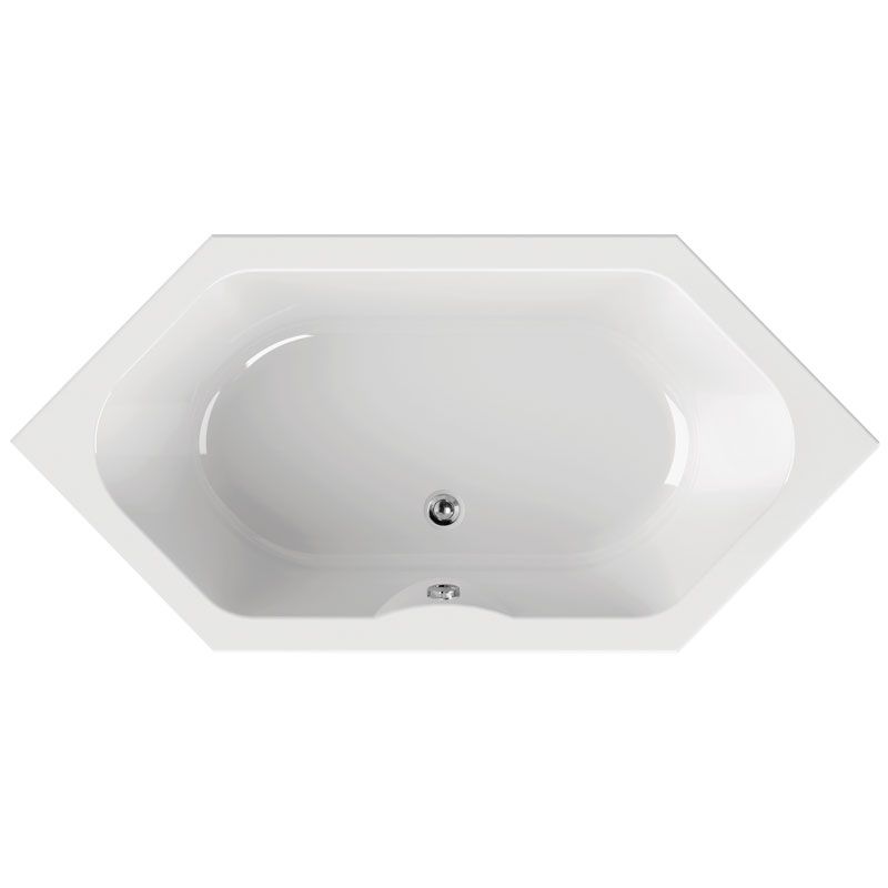 Schröder Wannentechnik Badewannen Sechseck-Badewanne