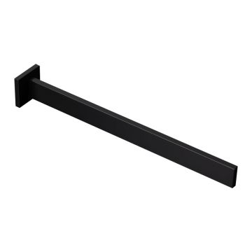 Badea Zubehör Handtuchhalter - 1-armig, Schwarz matt