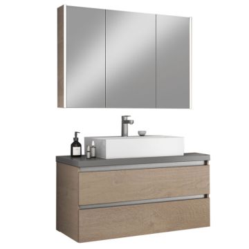 Badea Pure Badmöbel Set 14- 100 cm