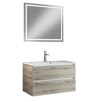 Badea Pure Badmöbel Set 1 - 81 cm