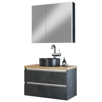 Badea Pure Badmöbel Set 8 - 80 cm