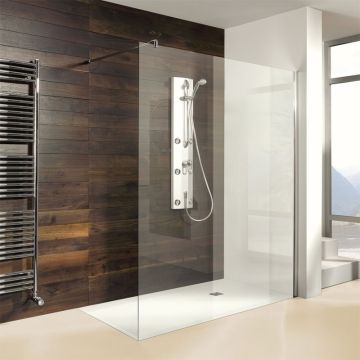 Breuer Entra Walk In Dusche - Duschwand alleinstehend 100 cm Ambiente 2