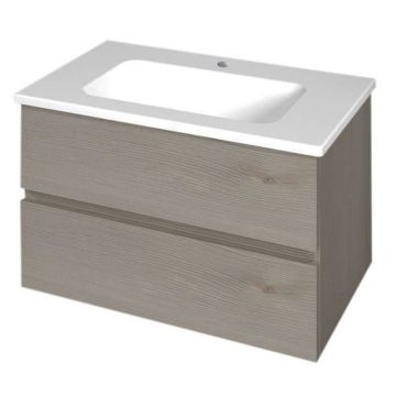 Burgbad Bel Keramik-Waschtisch mit Unterschrank 83 cm