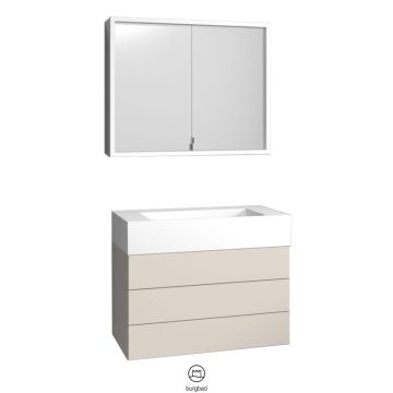 Burgbad Crono Badmöbel Set 81 cm