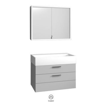 Burgbad Crono Badmöbel Set 81 cm