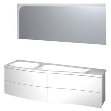 Burgbad Sinea 1.0 Badmöbel Set 9-1 - 161 cm