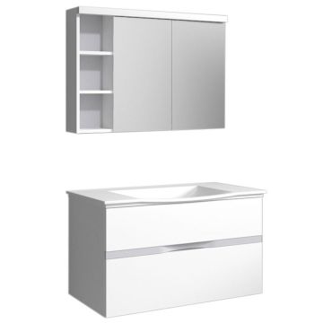 Burgbad Orell Badmöbel Set 93 cm