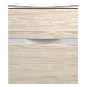 Burgbad Orell Mineralguss-Waschtisch und Unterschrank 58 cm