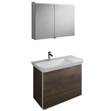 Burgbad Iveo Badmöbel-Set 21 Mineralguss