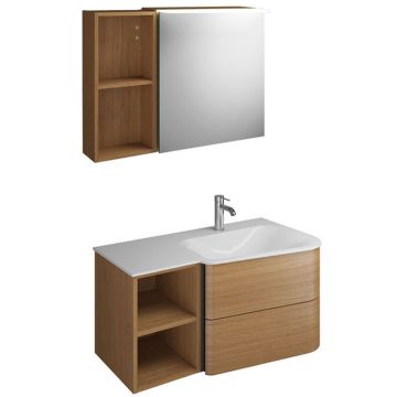 Burgbad Badu Badmöbel Set 2-4 - 92 cm