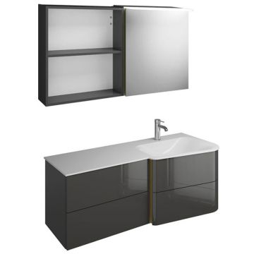 Burgbad Badu Badmöbel Set 3-4 - 122 cm