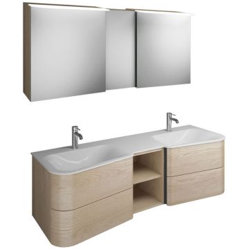 Burgbad Badu Badmöbel Set 4-4 - 152 cm
