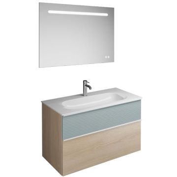 Burgbad Fiumo Badmöbel Set 11 - 102 cm