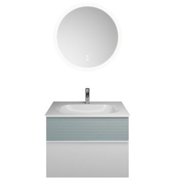 Burgbad Fiumo Badmöbel Set 19 - 82 cm