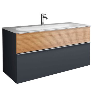 Burgbad Fiumo WTU-Set 4 - 122 cm Graphit