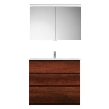 Burgbad LIN20 Badmöbel Set Set 16 - 102 cm