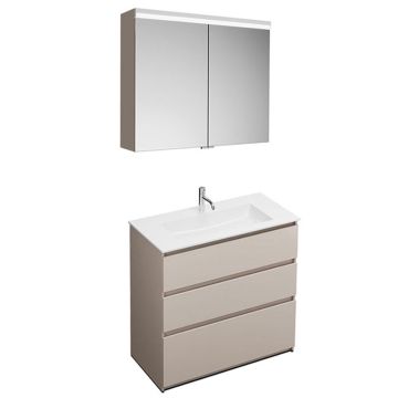 Burgbad LIN20 Badmöbel Set 93 cm