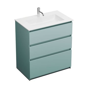 Burgbad LIN20 Waschtisch mit Unterschrank Set 83 cm