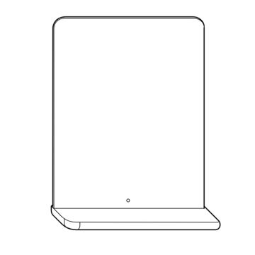Burgbad b.me Badspiegel / Leuchtspiegel - 60 cm