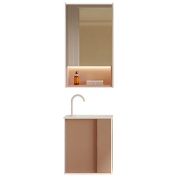 Burgbad Moto Badmöbel Set Gäste Bad 46 cm