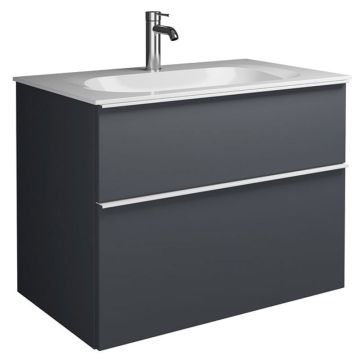 Burgbad Fiumo 2.0 Waschtisch mit Unterschrank Set - 82 cm