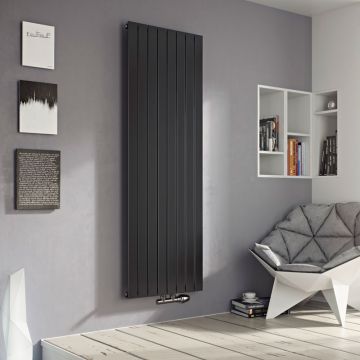 Corpotherma Panio Vertikal Paneelheizkörper - Weiss PANV-1800-445W+MA