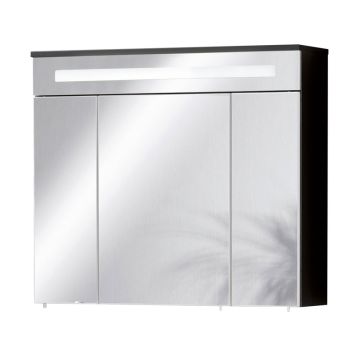 Fackelmann Kara Spiegelschrank 80 cm, anthrazit