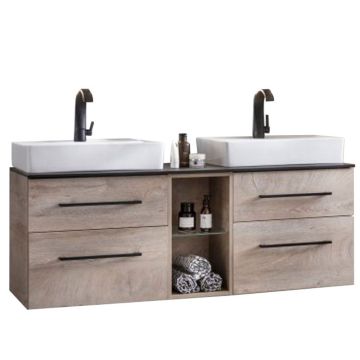 Fackelmann Oxford Waschtisch mit Unterschrank - 150 cm