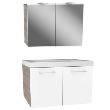 Fackelmann Lima Badmöbel Set 4 - 80 cm