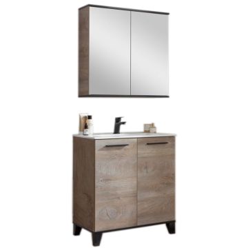 Fackelmann TE-A Badmöbel Set 2 - 61,2 cm