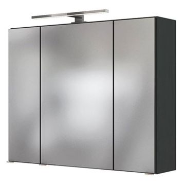 Held Möbel Baabe Spiegelschrank 3D - 80 cm