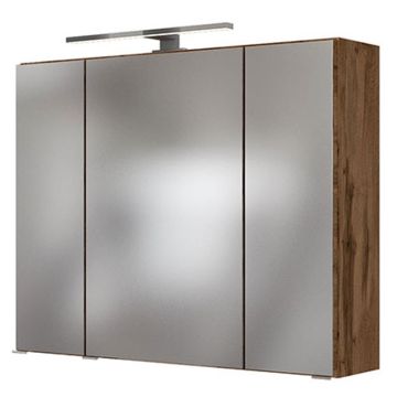 Held Möbel Baabe Spiegelschrank 3D - 80 cm