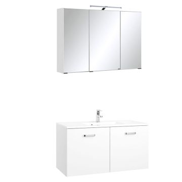 Held Möbel Bologna Badmöbel Set 37 - 100 cm,