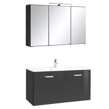 Held Möbel Bologna Badmöbel Set 39 - 100 cm