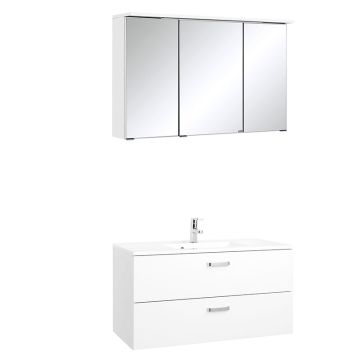 Held Möbel Bologna Badmöbel Set 7 - 100 cm