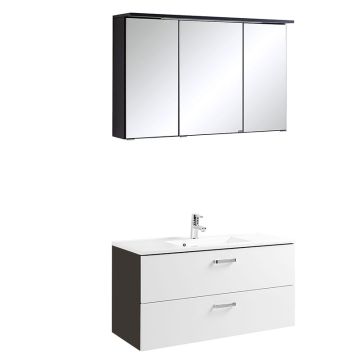 Held Möbel Bologna Badmöbel Set 8 - 100 cm