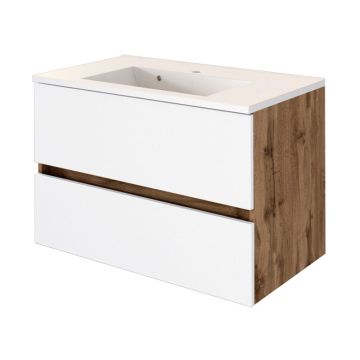 Held Möbel Lucca Waschtisch mit Unterschrank - 80 cm