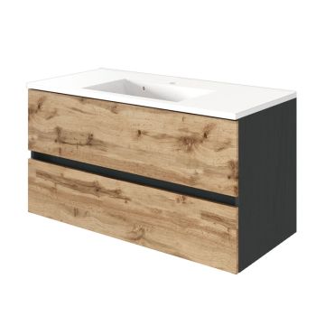 Held Möbel Lucca Waschtisch mit Unterschrank - 100 cm