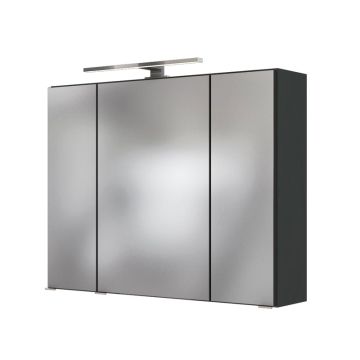 Held Möbel Lucca Spiegelschrank 3D - 80 cm