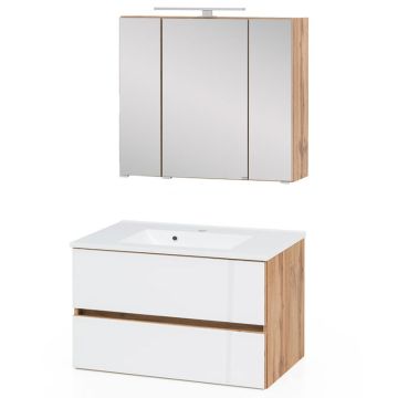 Held Möbel Helsinki Badmöbel Set 80 cm