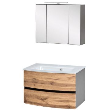 Held Möbel Kopenhagen Badmöbel Set 80 cm