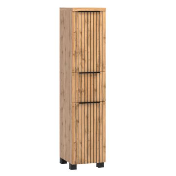 Held Möbel Ashton Mittelschrank - 30 cm, 2 Türen, 2 Einlegeböden