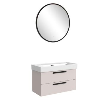 Held Möbel Aveiro Badmöbel Set 4 - 100 cm