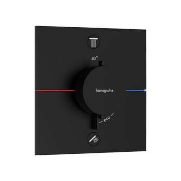 Hansgrohe ShowerSelect Comfort E Thermostat Unterputz in Mattschwarz