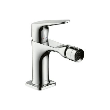 Axor Citterio Bidetarmatur mit Zugstangen-Ablaufgarnitur