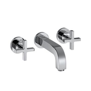 Axor Citterio Waschtischarmatur Unterputz mit Auslauf 162 mm, Kreuzgriffen