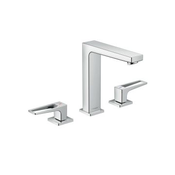 Hansgrohe 3-Loch Waschtischarmatur 160-Metropol, chrom